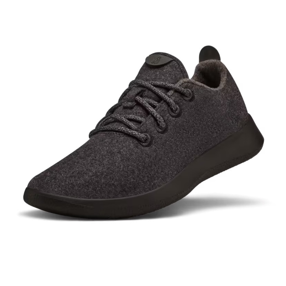 Allbirds Wool Runners Dark Charcoal Grey Women’s Size 8 Merino Wool Black Sole